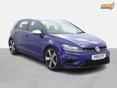 Used VW Golf VII R 310 HP (228 kW) 2018 Blue Hatchback