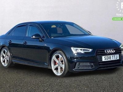 Used Audi A4 Black Edition 150 HP (110 kW) 2018 Black Sedan