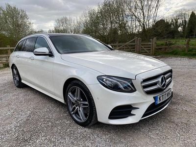 Used Mercedes E220 AMG Line Premium 2017 White Estate