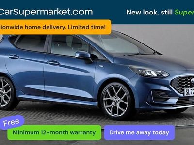 Used Ford Fiesta ST-Line 101 HP (74 kW) 2022 Blue Hatchback