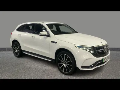 Used Mercedes EQC400 AMG line 300 kW (408 HP) 2023 White SUV