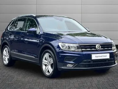 Begagnad VW Tiguan Match 150 HK (110 kW) 2020 Blå SUV