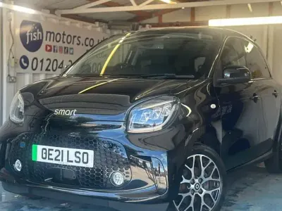 Used Smart ForFour Electric Drive Exclusive 60 kW (82 HP) 2021 Black Hatchback