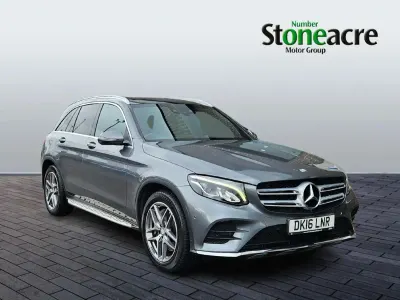 Used Mercedes GLC250 AMG Line Premium 204 HP (150 kW) 2016 Grey SUV