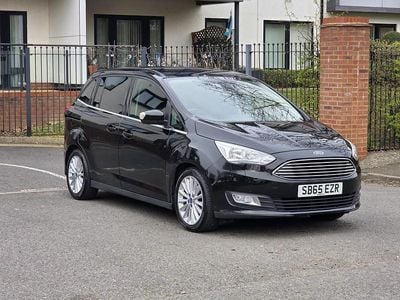 Used Ford Grand C-Max Titanium 120 HP (88 kW) 2015 Black MPV