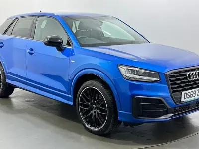 Used Audi Q2 Black Edition 150 HP (110 kW) 2020 Blue SUV