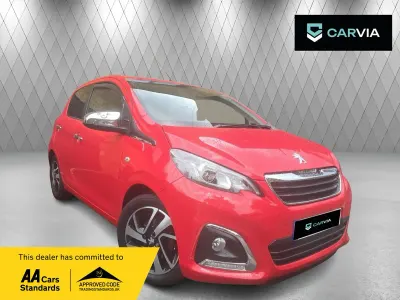 Used Peugeot 108 82 HP (60 kW) 2015 Red Hatchback