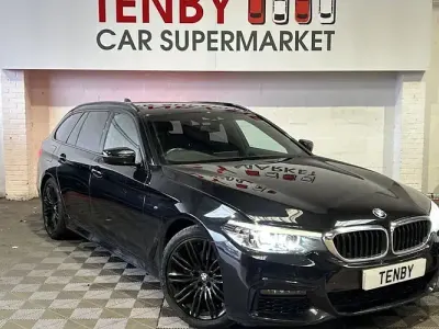Used BMW 520 M Sport 190 HP (139 kW) 2019 Black Estate