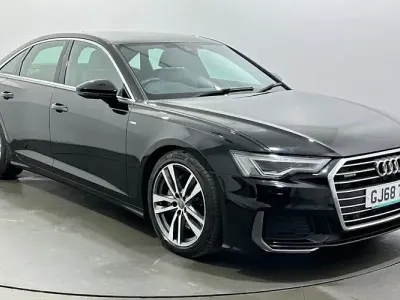 Used Audi A6 S-Line 286 HP (210 kW) 2018 Black Sedan