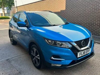 Used Nissan Qashqai N-Connecta 2018 Blue SUV