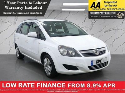 White Used 2014 Vauxhall Zafira MPV | £2,300 (Good price)