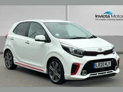 Used Kia Picanto GT-Line S 84 HP (61 kW) 2020 White Hatchback