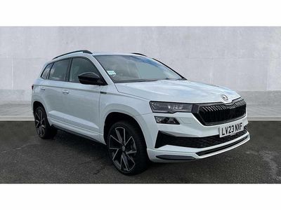 Used Skoda Karoq SportLine 147 HP (108 kW) 2023 White SUV