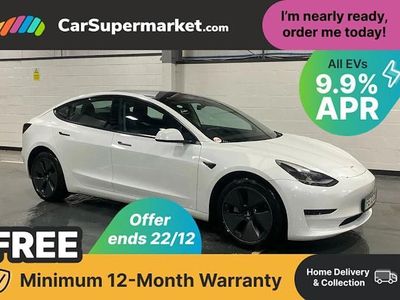 White Used 2022 Tesla Model 3 RWD Sedan | £20,497 (Fair price)