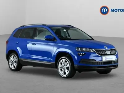 Used Skoda Karoq SE Technology 116 HP (85 kW) 2020 Blue SUV