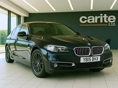 Black Used 2015 BMW 525 Luxury Line Sedan | £11,295 (Fair price)