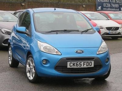Used Ford Ka Zetec 69 HP (50 kW) 2015 Blue Hatchback