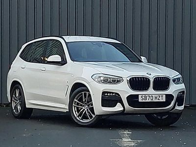 White Used 2020 BMW X3 M Sport SUV | £24,698 (Fair price)