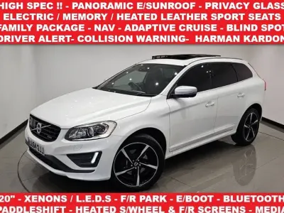 Używany Volvo XC60 R-Design 181 KM (133 kW) 2014 Biały SUV