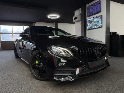 Used Mercedes E220 AMG line 194 HP (142 kW) 2018 Black Coupe
