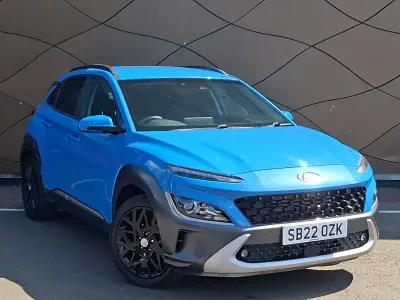 Used Hyundai Kona Premium 141 HP (103 kW) 2022 Blue SUV