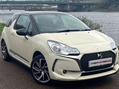 used DS Automobiles DS3 1.2 PURETECH PARTHENON CREAM 3d 80 BHP