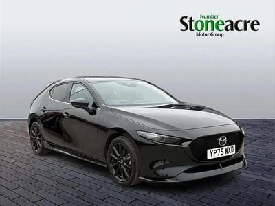 Black New 2025 Mazda 3 Exclusive-Line Hatchback | £26,990 (Expensive)