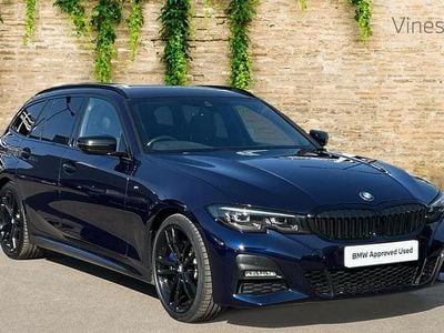 Used BMW 330 M Sport 258 HP (189 kW) 2021 Blue Estate