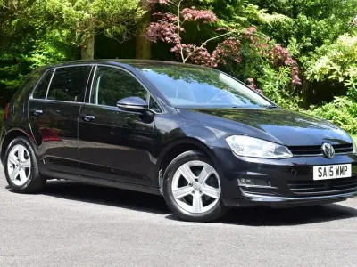 Used VW Golf VII Match 105 HP (77 kW) 2015 Black Hatchback