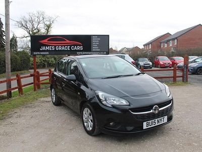 Used Vauxhall Corsa Design Edition 90 HP (66 kW) 2015 Black Hatchback