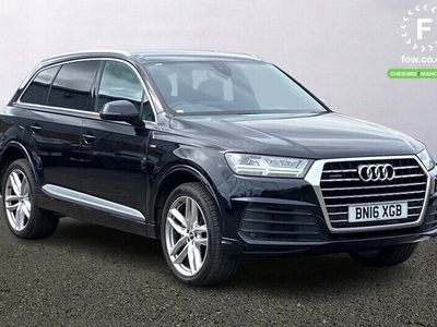 used Audi Q7 DIESEL ESTATE 3.0 TDI Quattro S Line 5dr Tip Auto [Valcona leather S line sports seats, Rear view camera,Ambient Lighting Pack]