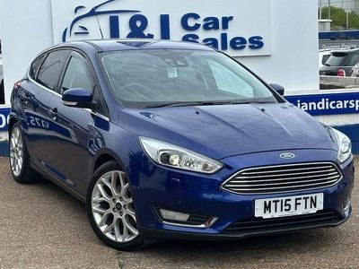 Used Ford Focus Titanium X 150 HP (110 kW) 2015 Blue Hatchback