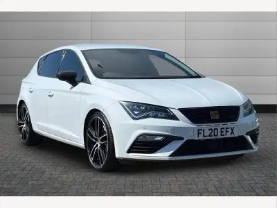 Used Seat Leon CUPRA 290 HP (213 kW) 2020 White Hatchback