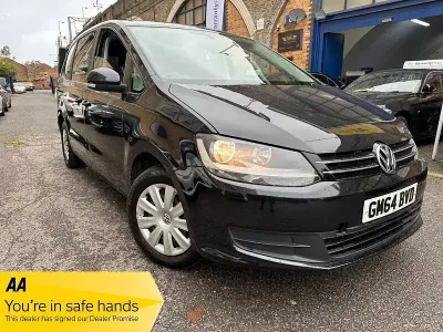 Used VW Sharan S 140 HP (102 kW) 2015 Black MPV