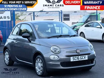 Used Fiat 500 Pop 69 HP (50 kW) 2016 Grey Hatchback