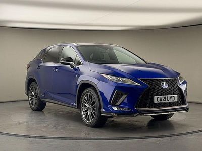 Used Lexus RX450h Sport Line 313 HP (230 kW) 2021 Blue SUV