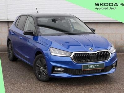 Used Skoda Fabia Colour Edition 148 HP (108 kW) 2024 Race blue metallic black magic pearl effect Hatchback