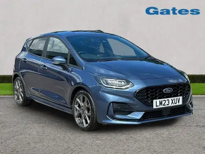 Used Ford Fiesta ST-Line 100 HP (73 kW) 2023 Blue Hatchback