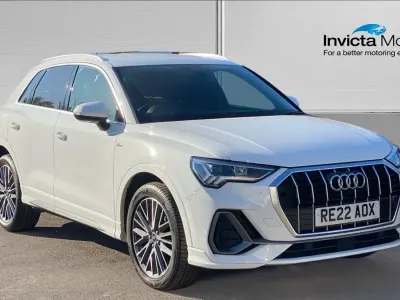 Usado Audi Q3 S-Line 150 CV (110 kW) 2022 Blanco SUV