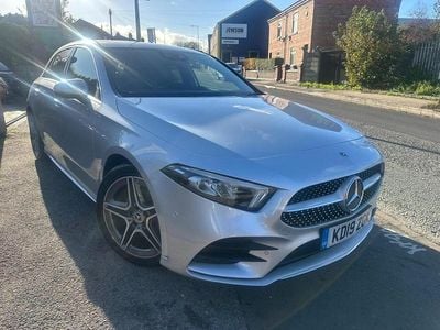 Used Mercedes A200 AMG Line Premium 163 HP (119 kW) 2019 Silver Hatchback