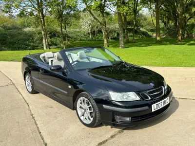 Begagnad Saab 9-3 Cabriolet Vector 2007 Svart Cab