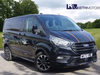 Used Ford Transit Custom Sport 170 HP (125 kW) 2022 Black Van
