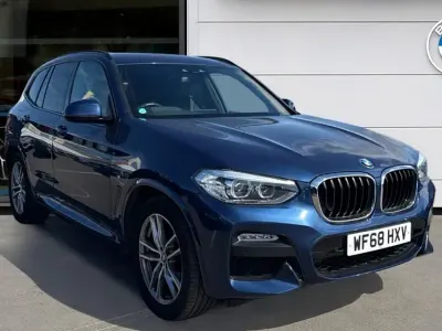 Used BMW X3 M Sport 187 HP (137 kW) 2018 Blue SUV