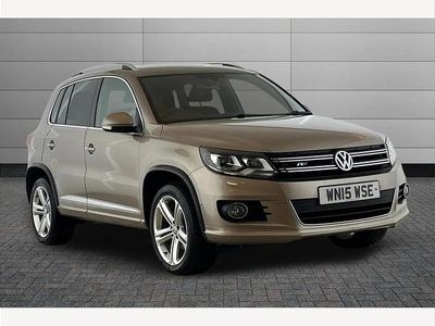 Beige Used 2015 VW Tiguan R-line SUV | £13,999 (A bit pricey)