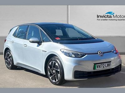 Used VW ID.3 Pure 110 kW (150 HP) 2022 Silver Hatchback