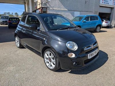 Begagnad Fiat 500C S 2014 Svart Cab