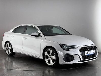 White Used 2023 Audi A3 S-Line Sedan | £21,550 (Good price)