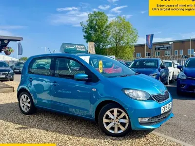 Used Skoda Citigo SE L 75 HP (55 kW) 2019 Blue Hatchback