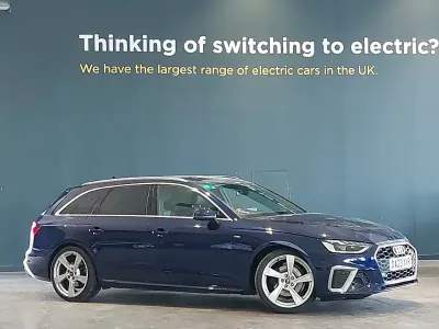 Used Audi A4 S-Line 150 HP (110 kW) 2023 Blue Estate