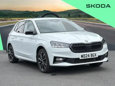 Used Skoda Fabia Monte Carlo 116 HP (85 kW) 2024 White Hatchback